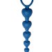 Анальная цепочка Love Beam, цвет: синий - 19 см