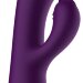 Вибромассажер-кролик Lux - 20 см, цвет: фиолетовый