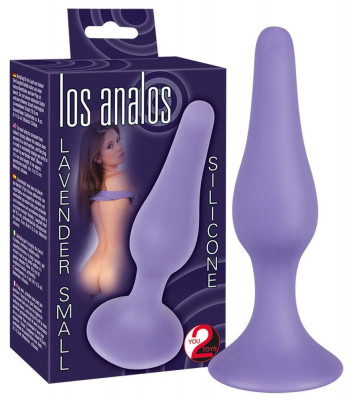 Анальный стимулятор Los Analos Lavender Small, цвет: фиолетовый - 10,5 см