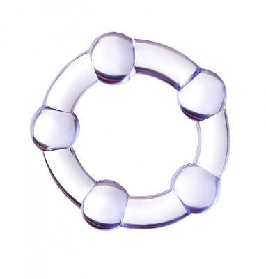 Эрекционное кольцо A-Toys, цвет: фиолетовый