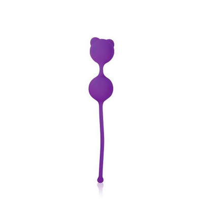 Вагинальные шарики с ушками Cosmo, цвет: фиолетовый
