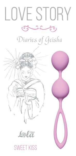 Вагинальные шарики Diaries of a Geisha, цвет: розовый