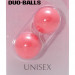 Вагинальные шарики Vibratone Duo-Balls Unisex, цвет: розовый