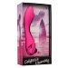 Вибратор Surf City Centerfold с пульсирующим воздействием - 16 см, цвет: розовый