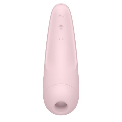 Вакуум-волновой стимулятор Satisfyer Curvy 2+, цвет: розовый