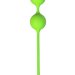 Вагинальные шарики A-Toys с ушками, цвет: зеленый