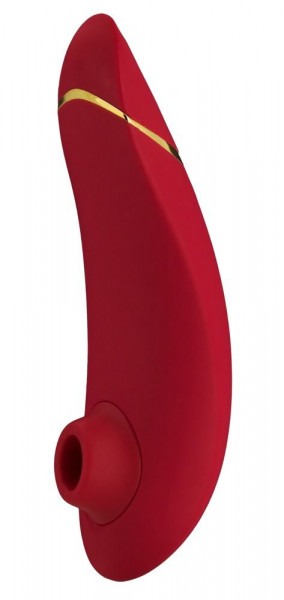 Бесконтактный клиторальный стимулятор Womanizer Premium, цвет: красный