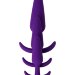 Набор из 3 анальных втулок A-toys, цвет: фиолетовый