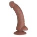 Фаллоимитатор SEDUCER Bended Lust - 18,5 см, цвет: коричневый