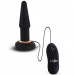 Анальная вибропробка Apex Small Butt Plug Black, цвет: черный - 14 см
