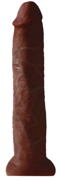 Фаллоимитатор-гигант на присоске 13 Cock - 33 см, цвет: коричневый