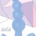 Анальная пробка Bubbles Anal Plug, цвет: голубой - 11,5 см