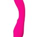 Вибратор со стимулирующим шариком BEADSY - 21 см, цвет: ярко-розовый