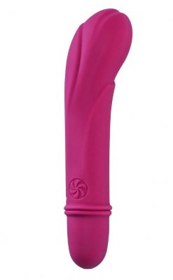 Мини-вибратор Universe Secret Flower - 12,6 см, цвет: розовый