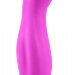 Изогнутый вибратор Didi - 18 см, цвет: лиловый