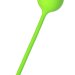 Силиконовый вагинальный шарик A-Toys с ушками, цвет: зеленый