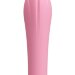 Миниатюрный вибромассажер Edward с усиками - 14,5 см, цвет: нежно-розовый