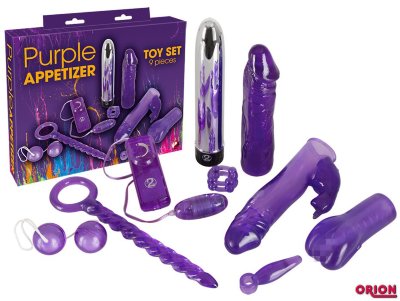 Вибронабор Purple Appetizer, цвет: фиолетовый