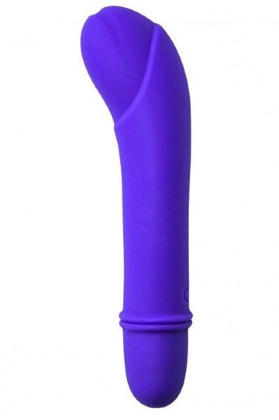 Мини-вибратор Universe Secret Flower - 12,6 см, цвет: фиолетовый