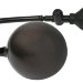 Анальный расширитель Black Anal Balloon с грушей, цвет: черный
