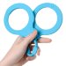 Силиконовые наручники A-Toys без ключа, цвет: голубой