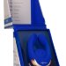 Клиторальный стимулятор Fancy - 9,8 см, цвет: синий