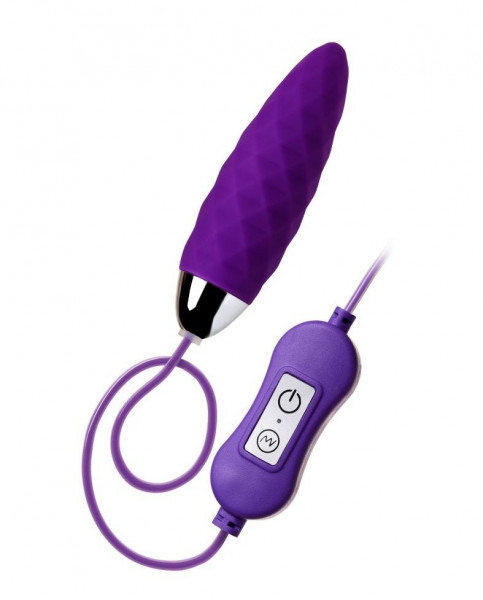 Виброяйцо с пультом управления A-Toys Cony, работающее от USB, цвет: фиолетовый