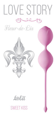 Вагинальные шарики Fleur-de-lisa, цвет: розовый