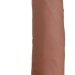 Фаллоимитатор SEDUCER Long John - 21,5 см, цвет: коричневый