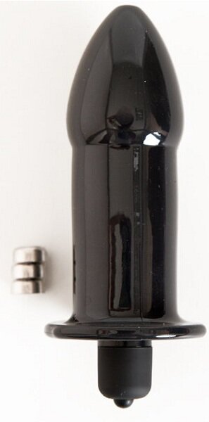 Чёрная водонепроницаемая вибровтулка - 10,5 см.
