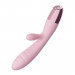 Вибратор LuxeLuv Only V3 с клиторальным отростком и подогревом, цвет: розовый
