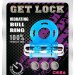Эрекционное виброкольцо Get Lock, цвет: голубой