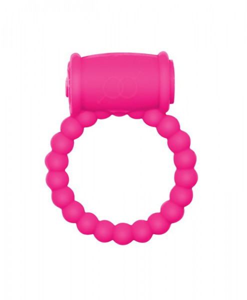 Эрекционное кольцо Rings Drums, цвет: розовый