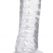 Фаллоимитатор Crystal Clear Dong With Suction-Base на присоске, цвет: прозрачный - 18 см