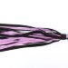 Плеть из замши - 58 см, цвет: черно-розовый