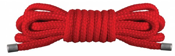 Нейлоновая веревка для бандажа Japanese Mini - 1,5 м., цвет: красный