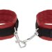 Манжеты Luxurious Handcuffs, цвет: красно-черный