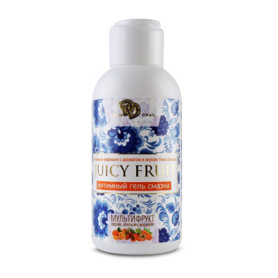 Интимный гель Juicy Fruit на водной основе с ароматом фруктов - 100 мл.
