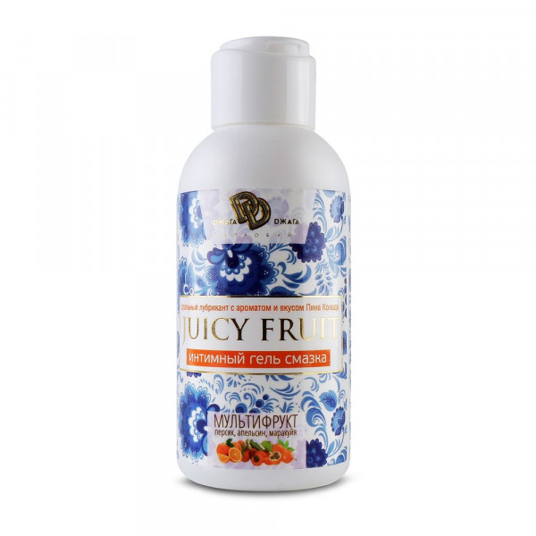 Интимный гель Juicy Fruit на водной основе с ароматом фруктов - 100 мл.