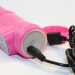 Перезаряжаемый вибратор с ротацией, цвет: розовый - 22,5 см