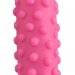 Реалистичный фаллоимитатор с пупырышками на присоске - 23,5 см, цвет: розовый