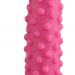 Реалистичный фаллоимитатор с пупырышками на присоске - 23,5 см, цвет: розовый