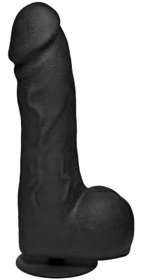 Фаллоимитатор-гигант с присоской-плагом The Really Big Dick - 30,5 см, цвет: черный