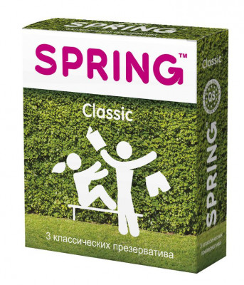 Классические презервативы Spring Classic - 3 шт.