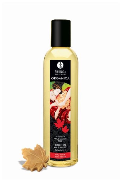 Массажное масло Organica Maple Delight с ароматом кленового сиропа - 250 мл.