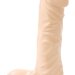 Фаллоимитатор BALLSY с мошонкой - 18,5 см, цвет: телесный