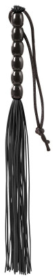 Мини-плеть Rubber Mini Whip, цвет: черный - 22 см