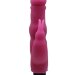 Вибратор с дополнительной стимуляцией - 21,5 см, цвет: розовый