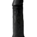 Фаллоимитатор на присоске 11 Cocks - 28 см, цвет: черный