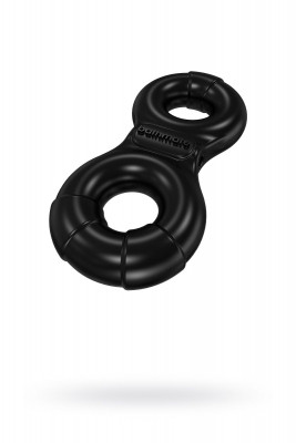 Эрекционное виброкольцо Bathmate Vibe Rings Eight, цвет: черный